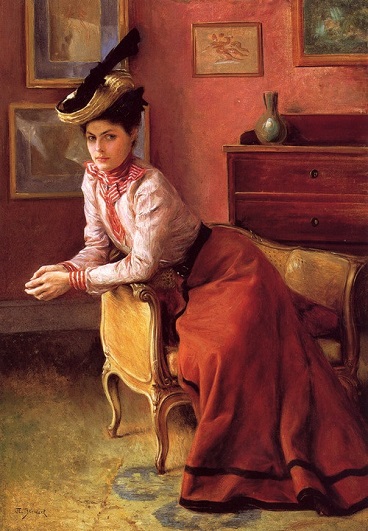 A Woman 1895 by Julius Leblanc Stewart 1855-1919   Location TBD